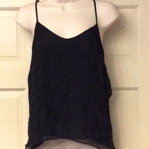 GLAM Top Black summer top...Size Small